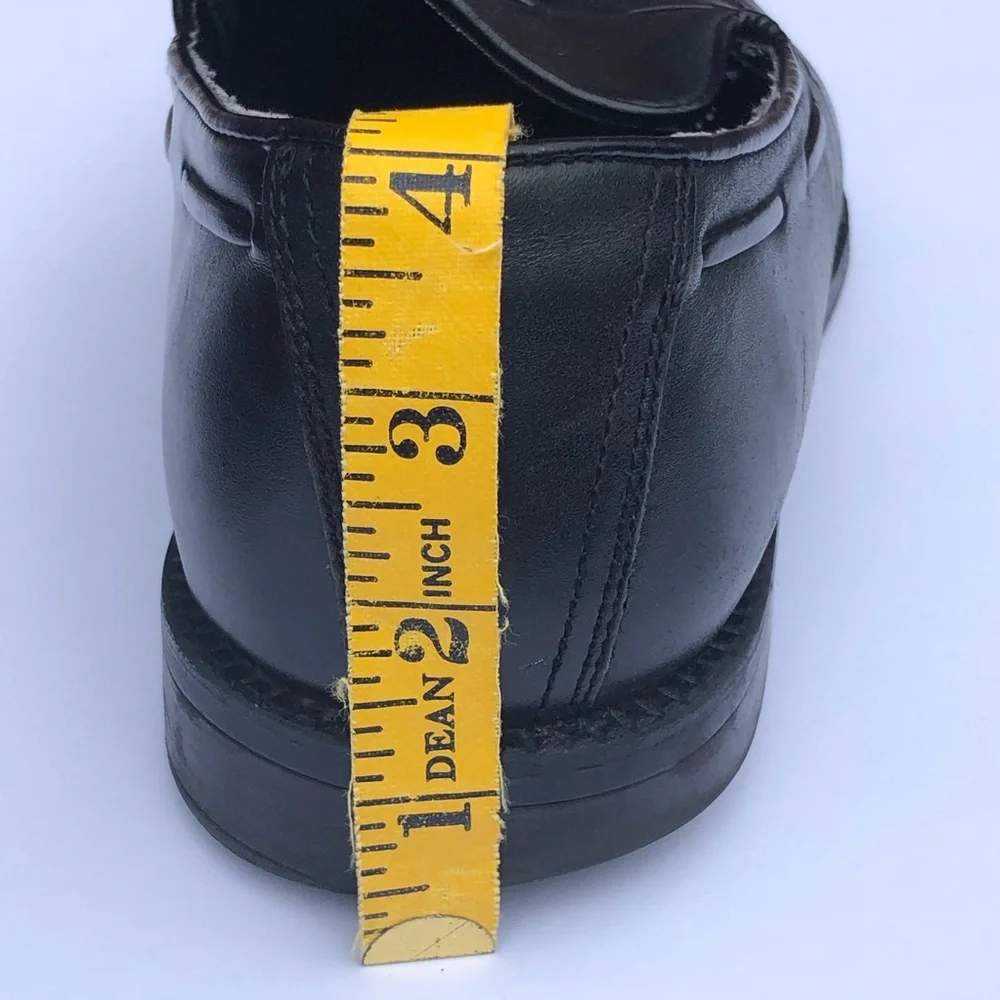 DOCKERS Men’s Black Leather Slip-On Tassel Loafers SZ-9.5M